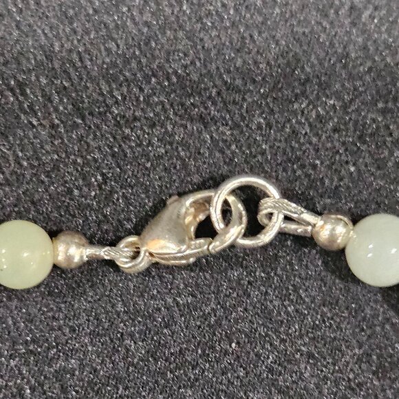 Handcrafted Artisan Rose Quartz Jade with Carved Jade Pendant Necklace - Picture 6 of 6